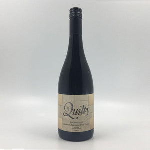 bottle of QUILTY 'Patchwork' CABERNET SAUVIGNON PETIT VERDOT 2015 Red Wine Cultivate Local